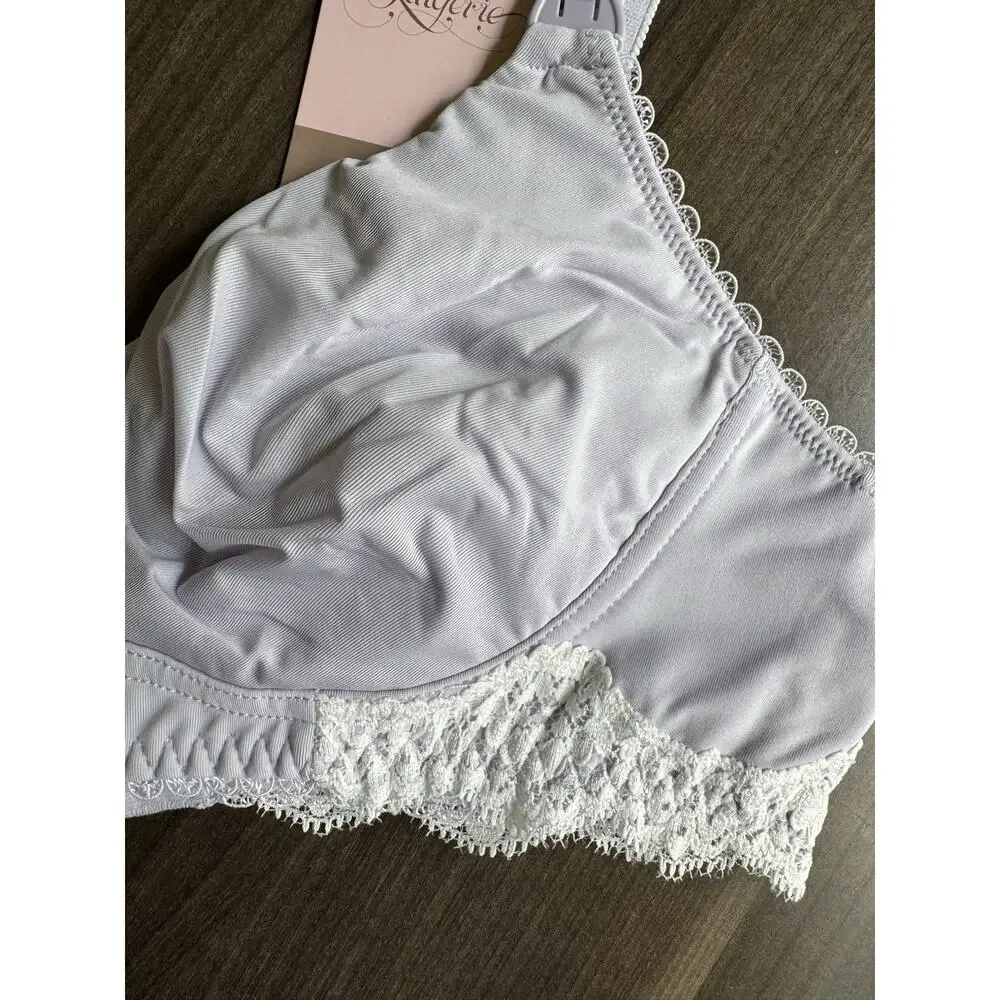 NWT Cake Lingerie Maternity Wireless Nursing Bra Plum Melba Purple Unlined 34B